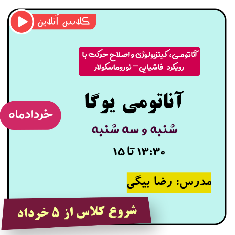 آناتومی، کینزیولوژی یوگا و بدن هوشمند